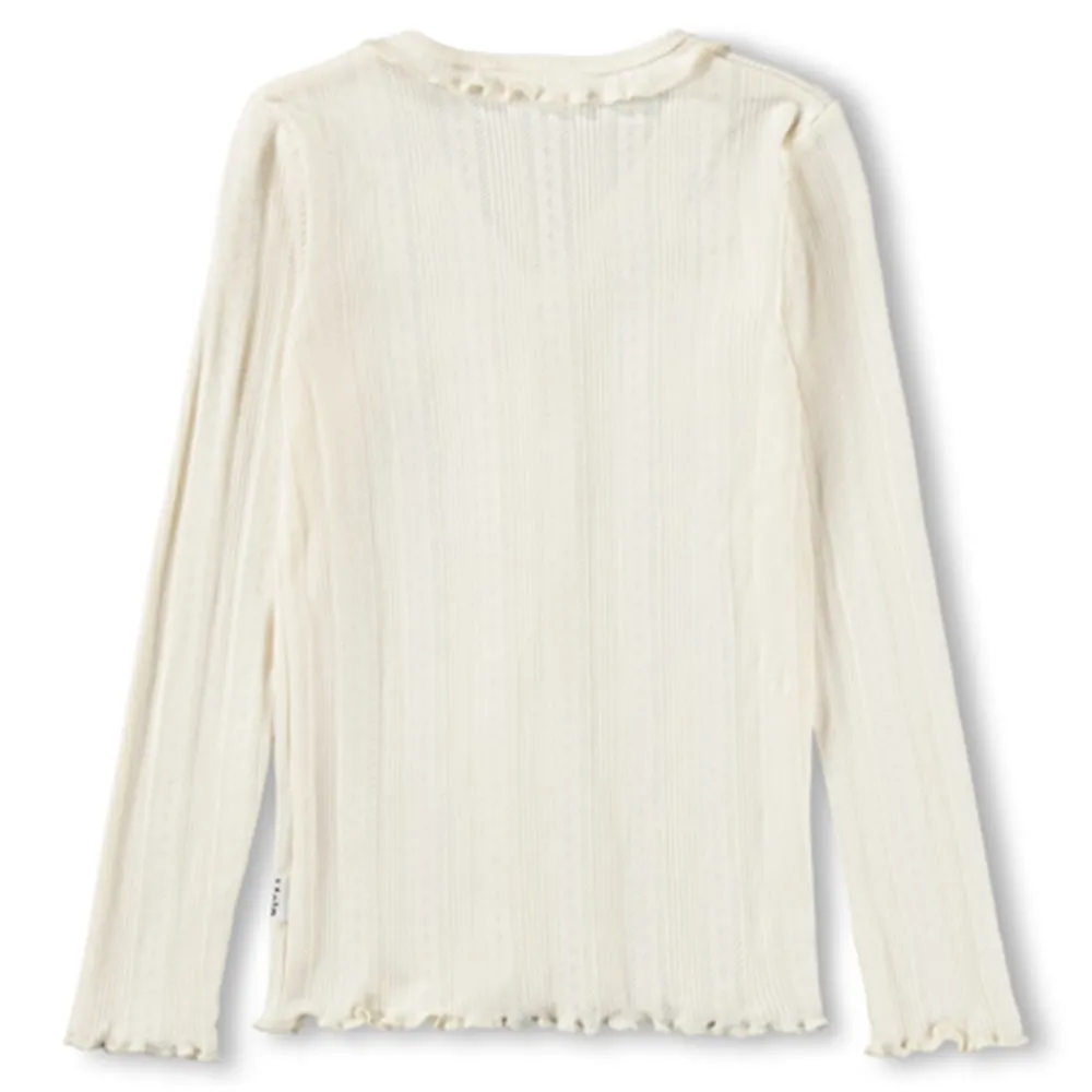 Best Ramsi Bluse, Pearled Ivery, 146-152 cm Børn Bluser