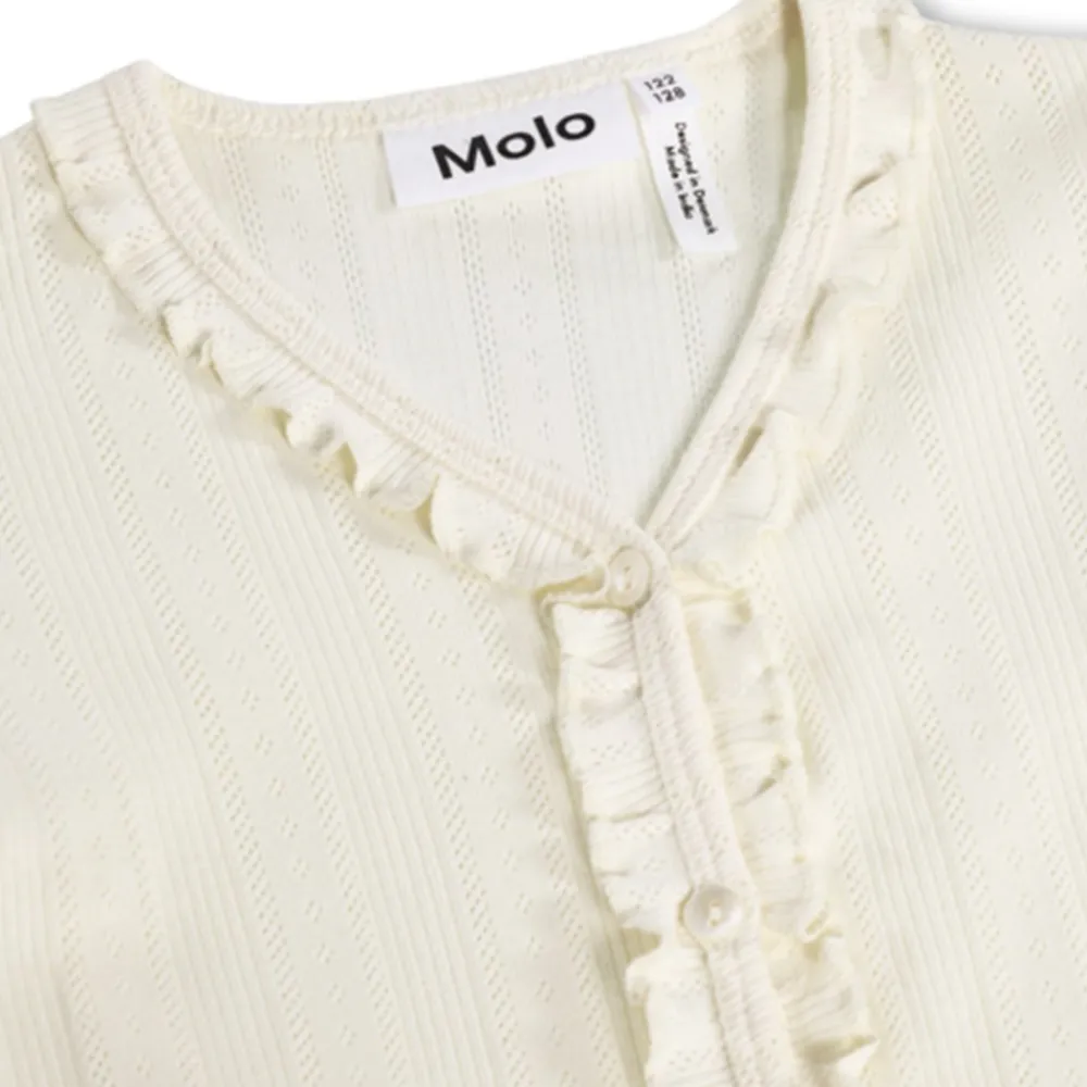 Best Ramsi Bluse, Pearled Ivery, 146-152 cm Børn Bluser