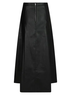 Neo Noir Raya Faux Leather Nederdel, , 38-Dame Nederdele