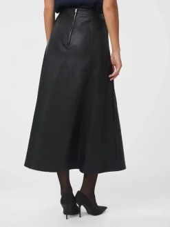 Neo Noir Raya Faux Leather Nederdel, , 38-Dame Nederdele