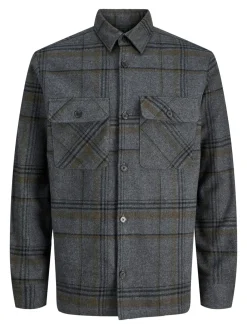 Discount Rayle Melange Check Overshirt, , S Overshirts