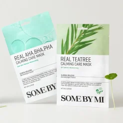 Hot Real AHA BHA PHA Calming Care Mask, 1 stk Hudpleje