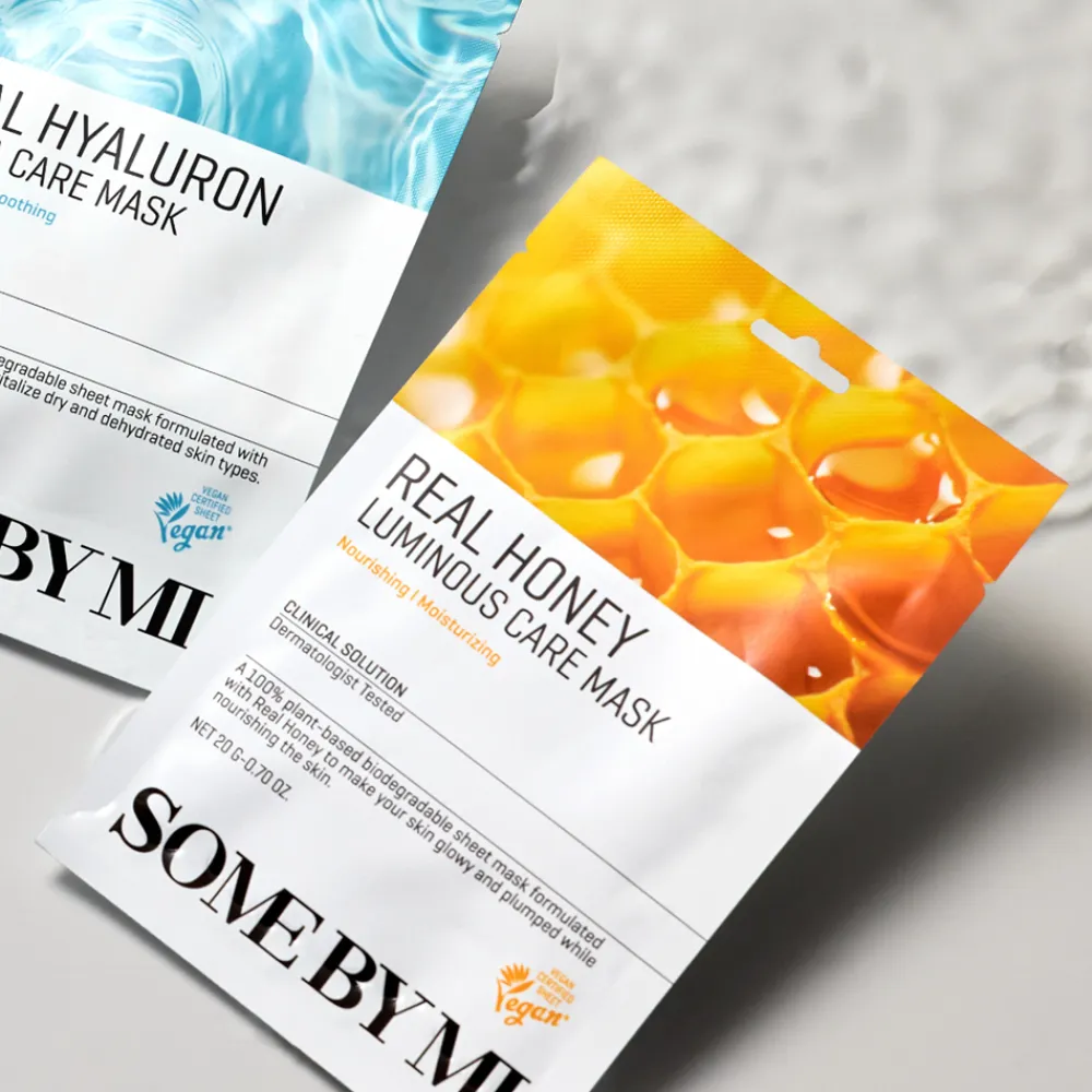 Some By Mi Real Honey Luminous Care Mask, 1 stk- Hudpleje