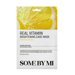 New Real Vitamin Brightening Care Mask, 1 stk Hudpleje