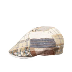 MJM Rebel Linen Flatcap, , XL- Huer & Kasketter