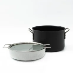 Eva Trio Recycled Glaslåg, Ø24 cm- Gryder & Pander