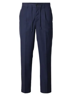 Selected Homme 190-Reg Tapered Leroy Pleat Bukser, , L- Bukser & Chinos