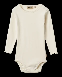 Discount Regitze Langærmet Rib Body, , 68 cm Børn Bodies & Heldragter