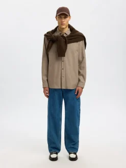 Selected Homme Regnoah Mix Skjorte, , XL- Skjorter
