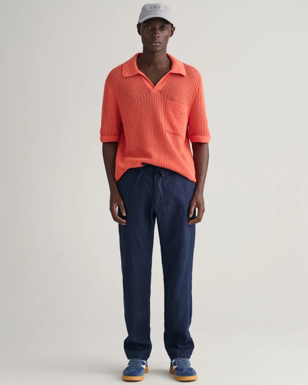 GANT Relaxed Fit Hørbukser, , S- Bukser & Chinos