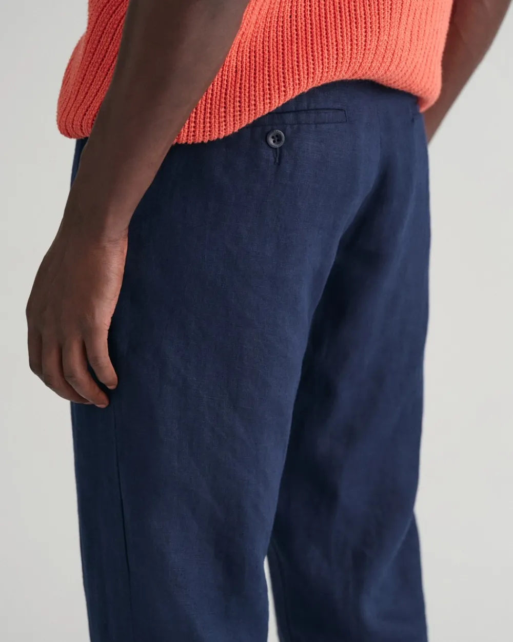GANT Relaxed Fit Hørbukser, , S- Bukser & Chinos