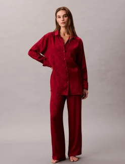 Calvin Klein Relaxed Natskjorte, , S-Dame Loungewear