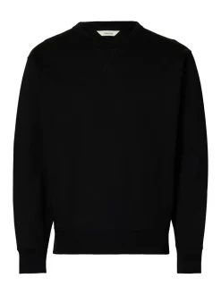 Selected Homme Relaxluke Crew Neck Sweatshirt, , L- Sweatshirts & Trøjer