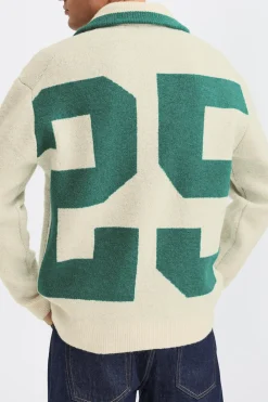 Solid Ren College Cardigan, , XL- Cardigans