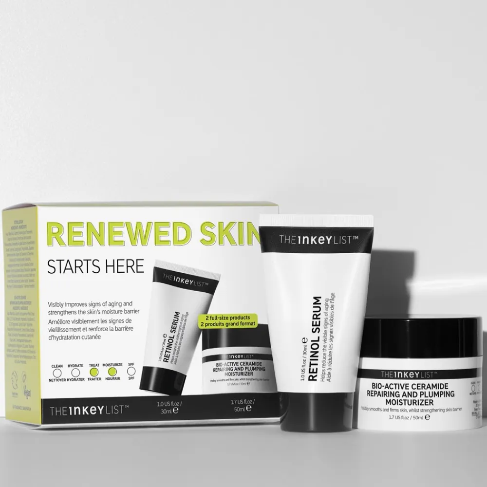 The Inkey List Renewed Skin Starts Here Sæt- Hudpleje