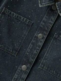 Rhea Rhine Denim Jakke, , 140 cm Børn Overtøj