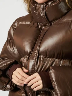 Neo Noir Rhea Shiny Puffer Jakke, , 34-Dame Jakker & Frakker