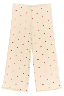 New Rhea Wide Rib Bukser, , 104 cm Børn Bukser & Leggings