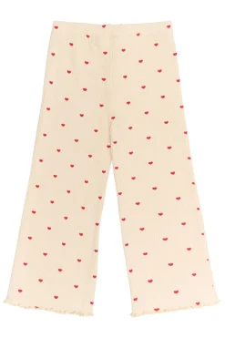New Rhea Wide Rib Bukser, , 104 cm Børn Bukser & Leggings