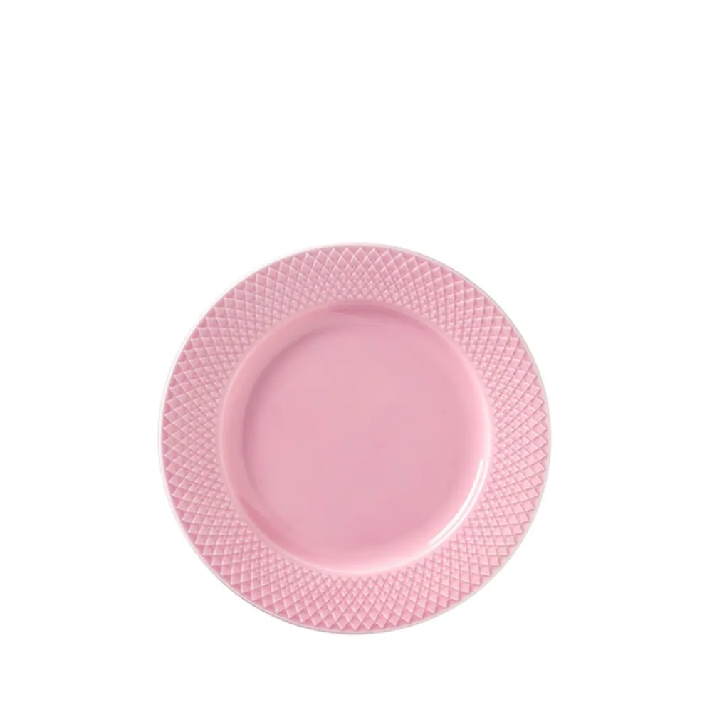Online Rhombe Color Frokosttallerken, Rose, Ø21 cm Tallerkener