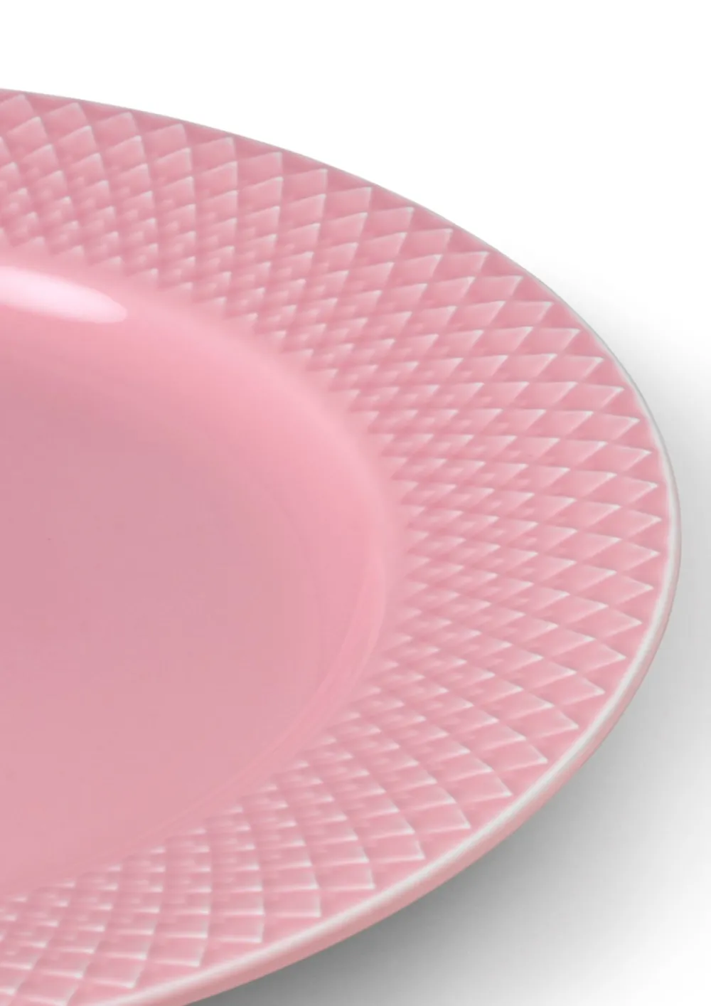 Online Rhombe Color Frokosttallerken, Rose, Ø21 cm Tallerkener