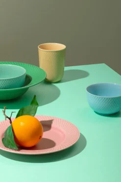 Online Rhombe Color Frokosttallerken, Rose, Ø21 cm Tallerkener