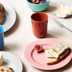Online Rhombe Color Frokosttallerken, Rose, Ø21 cm Tallerkener