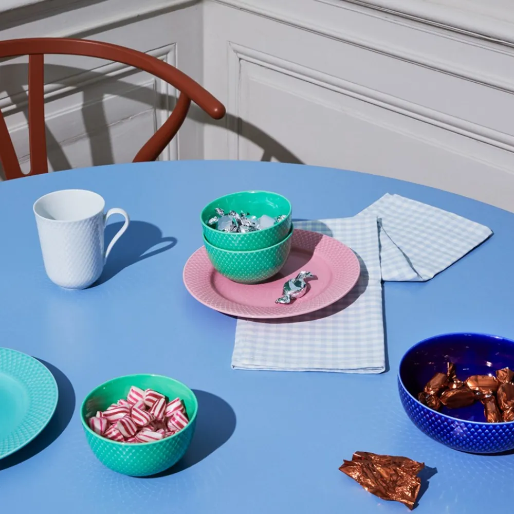 Online Rhombe Color Frokosttallerken, Rose, Ø21 cm Tallerkener