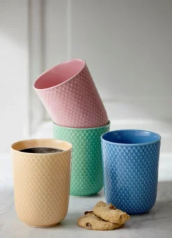 Lyngby Porcelæn Rhombe Color Krus, , 33 cl- Krus & Kopper