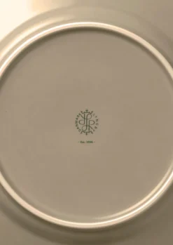 Lyngby Porcelæn Rhombe Earth Frokosttallerken, , Ø23 cm- Tallerkener