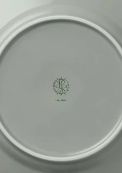 Lyngby Porcelæn Rhombe Earth Frokosttallerken, , Ø21 cm- Tallerkener