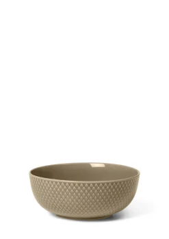 Lyngby Porcelæn Rhombe Earth Skål, , Ø15,5 cm- Fade & Skåle