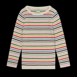 FUB Rib Bluse, , 130 cm-Børn Bluser