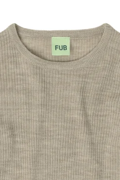 FUB Rib Bluse, , 110 cm-Børn Bluser