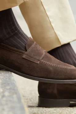 Hot Ribbed Cotton Strømper, , 43-46 Strømper