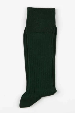 Sale Ribbed Cotton Strømper, , 43-46 Strømper
