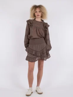 Neo Noir Ricki S Voile Nederdel, , 38-Dame Nederdele