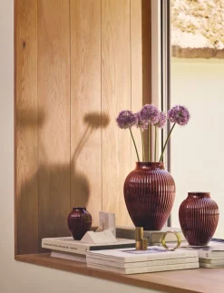 Knabstrup Riflet Vase,- Stue|Vaser & Urtepotteskjulere