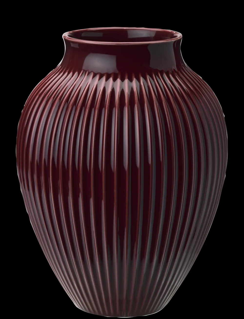 Knabstrup Riflet Vase,- Stue|Vaser & Urtepotteskjulere