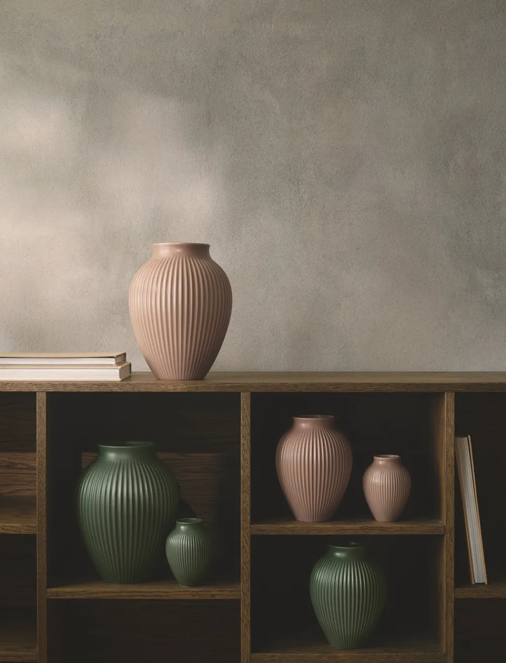 Knabstrup Riflet Vase,- Stue