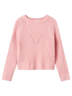 Name It Rikine Short Striktrøje, , 146-152 cm-Børn Strik & Sweatshirts