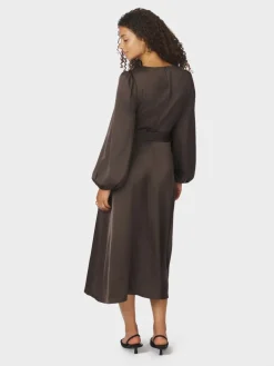 Clearance Rimini Heavy Sateen Kjole, , 38 Dame Kjoler