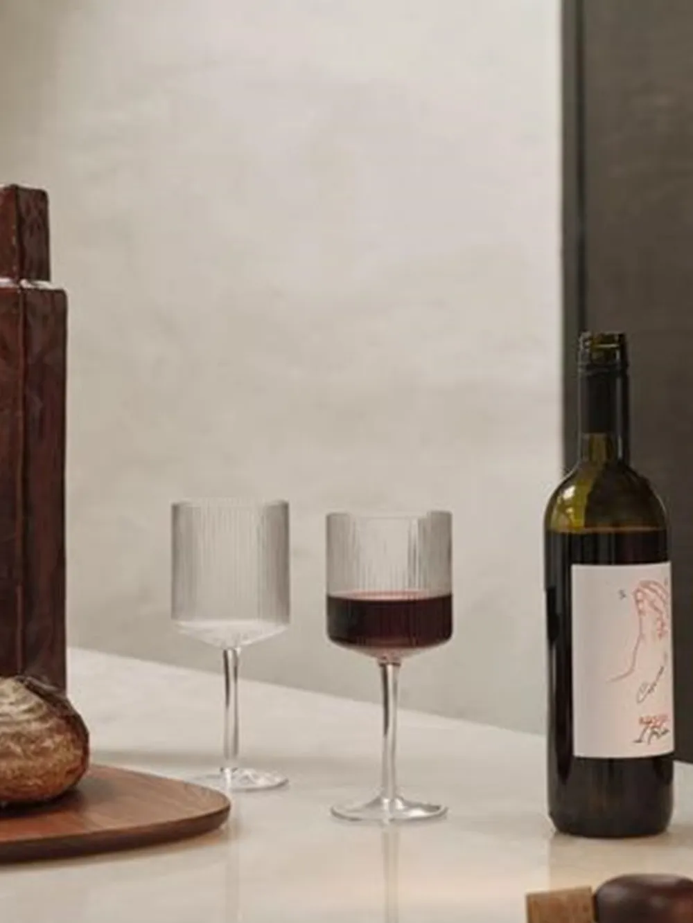 Outlet Ripple 2-pak Rødvinsglas, , 32,5 cl Glas