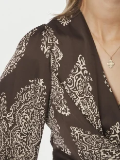 Hot Rista Paisley Drop Bluse, , 36 Dame Bluser & Skjorter