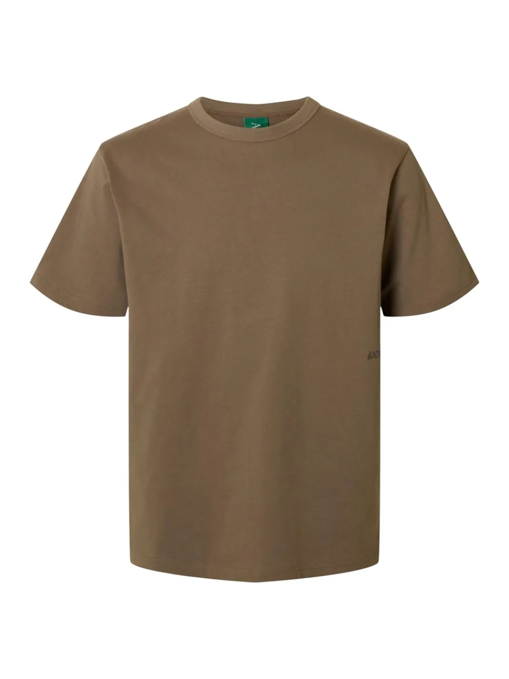 Annarr Ro O-Neck Emb T-shirt, , L- T-Shirts & Poloer