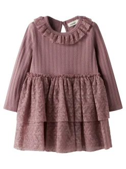 Lil' Atelier Robelle Kjole, , 110 cm-Børn Kjoler