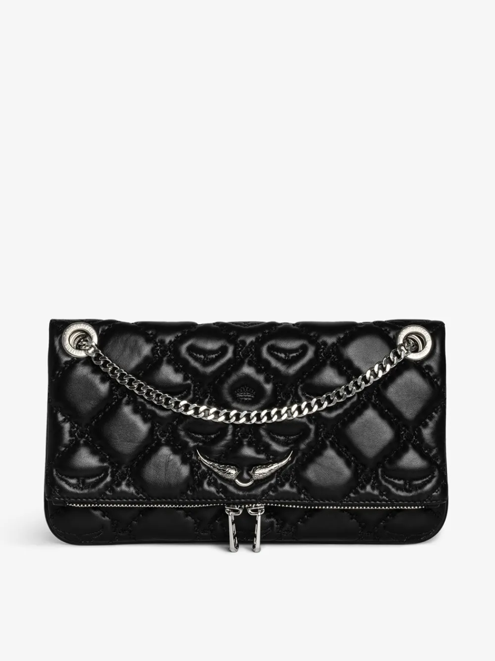 Online Rock II Quilted Monogram Clutch, Dame Clutches