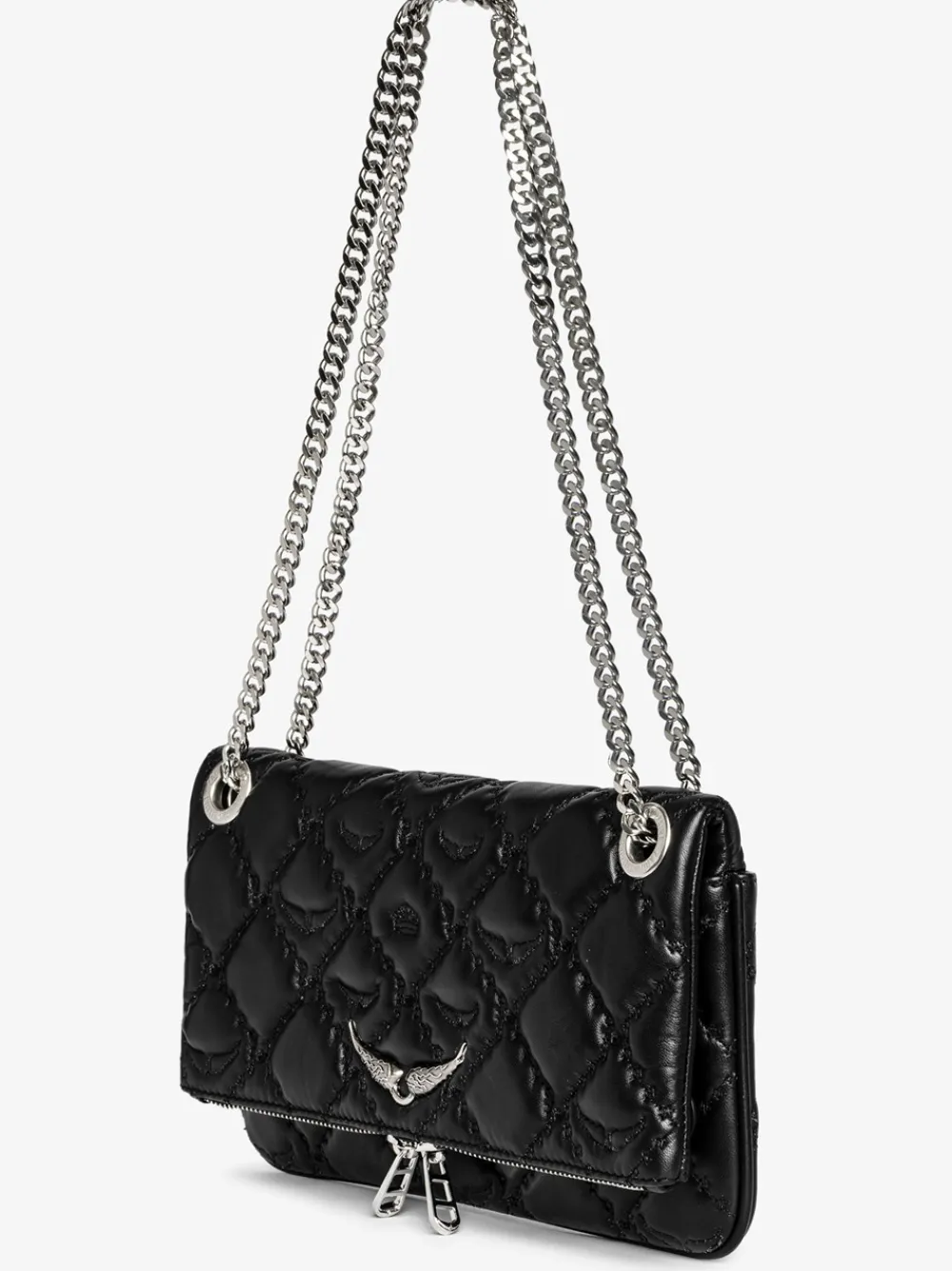 Online Rock II Quilted Monogram Clutch, Dame Clutches