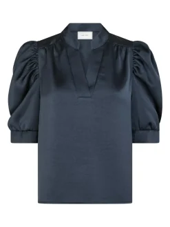 Neo Noir Roella Heavy Sateen Bluse, , 38-Dame Bluser & Skjorter