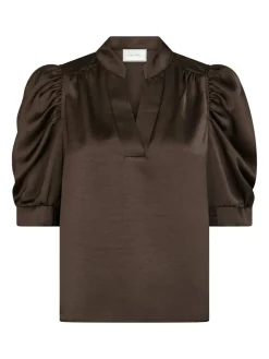 Best Roella Heavy Sateen Bluse, , 42 Dame Bluser & Skjorter